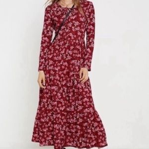 Free People Maxi Long Sleeve Dress Size M
